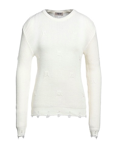 TSD12 Pullover Avorio 70% Acrilico, 30% Lana