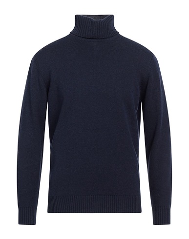 KANGRA Polo neck Midnight blue 70% Merino Wool, 20% Silk, 10% Cashmere