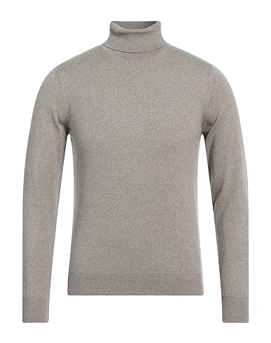 GRAN SASSO Polo neck Taupe 100% Virgin Wool
