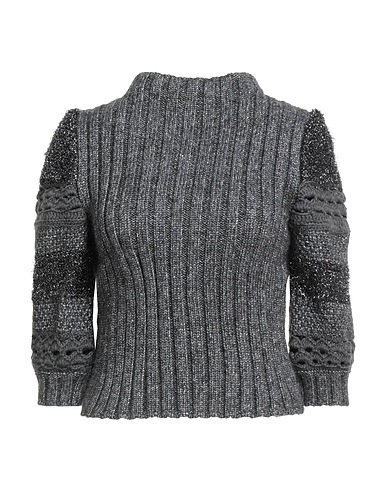 ALBERTA FERRETTI Turtleneck Grey 34% Polyester, 28% Polyamide, 28% Mohair wool, 10% Virgin Wool
