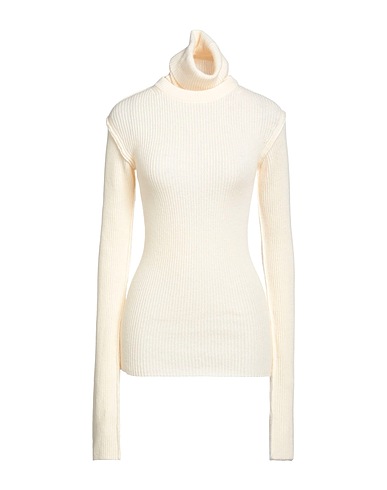 SPORTMAX Polo neck Cream 80% Wool, 20% Cashmere
