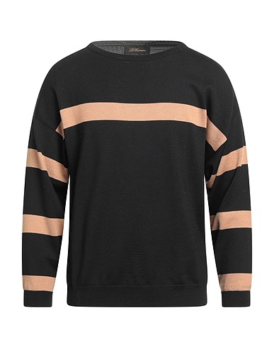 LES COPAINS Sweater Black 100% Virgin Wool