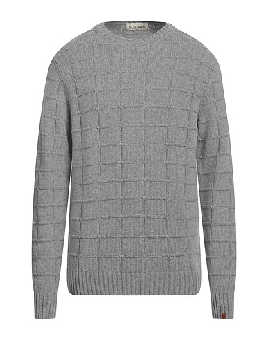 BICOLORE® Pullover Grau 80% Wolle, 20% Polyamid