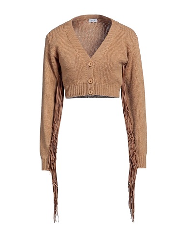 MIXIK Cardigan Camel 100% Cashmere