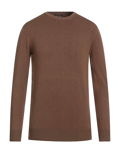 FLORENCE CASHMERE Pullover Braun 68% Wolle, 30% Kaschmir, 2% Elastan