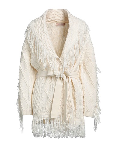 TWINSET Cardigan Ivory 70% Wool, 30% Polyamide