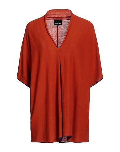 ALESSIA SANTI Sweater Rust 100% Wool