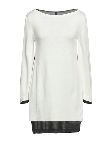 MANILA GRACE Jumper Ivory 55% Viscose, 45% Polyamide