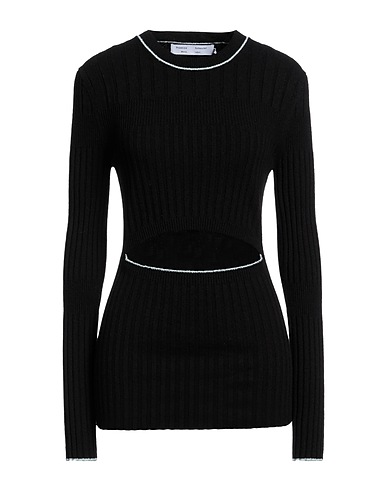 PROENZA SCHOULER Jumper Black 67% Cotton, 30% Polyamide, 3% Elastane