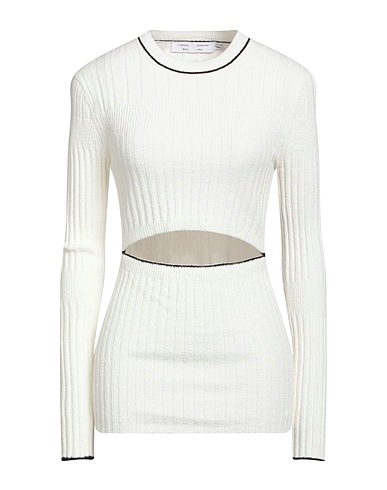 PROENZA SCHOULER Jumper White 67% Cotton, 30% Polyamide, 3% Elastane