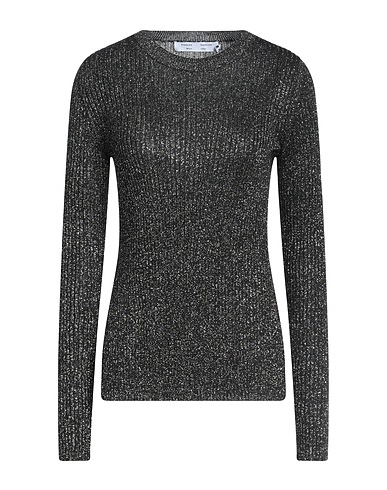 PROENZA SCHOULER Pullover Nero 80% Viscosa, 11% Poliestere, 9% Fibra di metallo