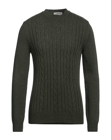 TSD12 Pullover Militärgrün 70% Acryl, 30% Wolle