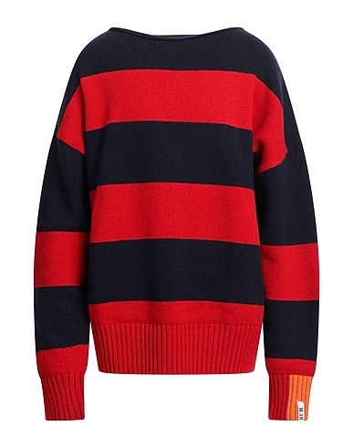 RIGHT FOR Jumper Navy blue 70% Wool, 25% Polyamide, 5% Other Fibres