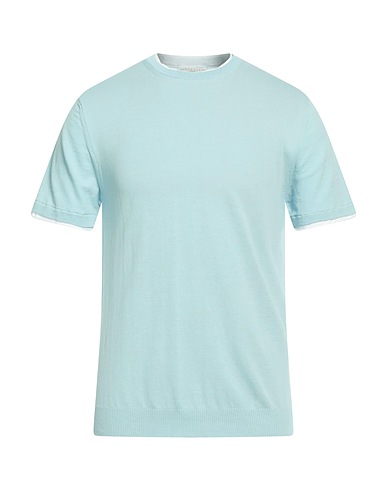 DANIELE FIESOLI Jumper Sky blue 100% Cotton