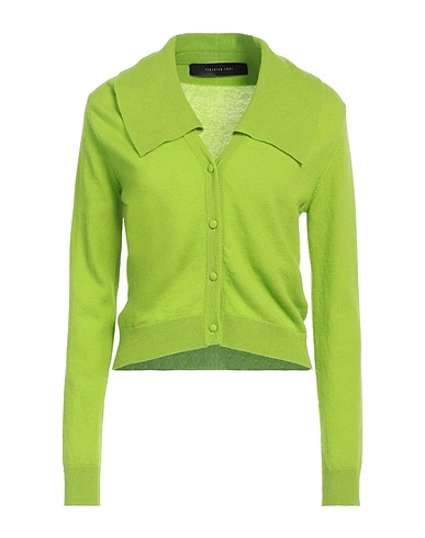 FEDERICA TOSI Cardigan Verde 85% Lana, 15% Cachemire