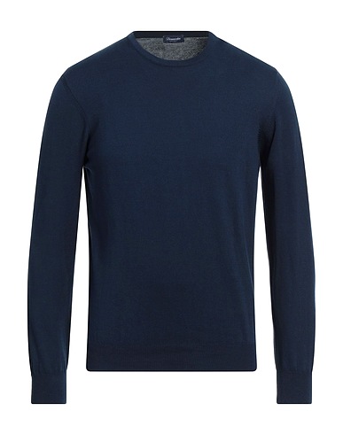 DRUMOHR Jumper Navy blue 100% Cotton