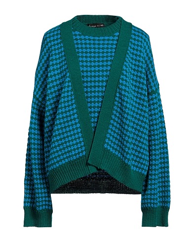 PDR PHISIQUE DU ROLE Twin set Emerald green 100% Virgin Wool
