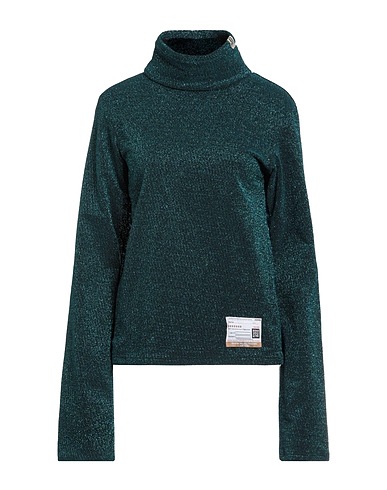 MAISON MIHARA YASUHIRO Polo neck Deep teal 91% Cotton, 7% Polyester, 2% Polyurethane