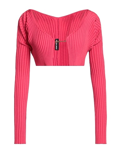 JACQUEMUS Pullover Magenta 81% Viscosa, 12% Poliammide, 4% Elastan, 3% Poliestere