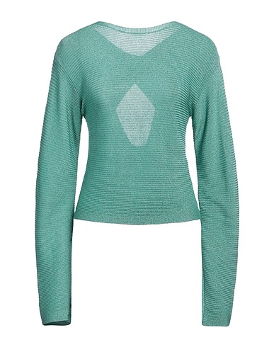 MUGLER Jumper Turquoise 60% Viscose, 27% Cotton, 13% Polyester