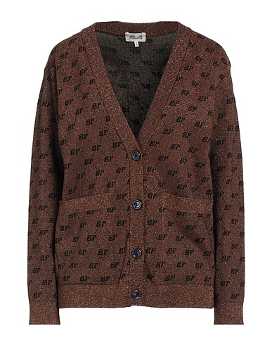 BAUM UND PFERDGARTEN カーディガン ダークブラウン レーヨン 36% / ナイロン 33% / ポリエステル 23% / 金属繊維 8%