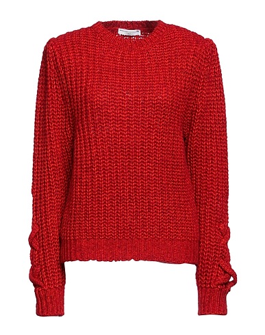 MVP WARDROBE Jumper Red 33% Recycled polyester, 29% Acrylic, 28% Recycled cotton, 7% Wool, 3% Alpaca wool