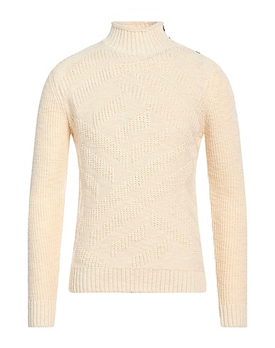HAMAKI-HO Polo neck Cream 70% Acrylic, 20% Cotton, 10% Wool