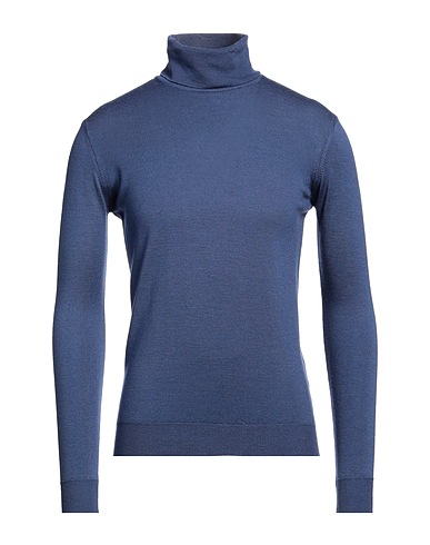 RETOIS Turtleneck Blue 100% Merino Wool