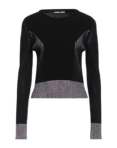 MARCO DE VINCENZO Sweater Black 83% Viscose, 17% Polyester