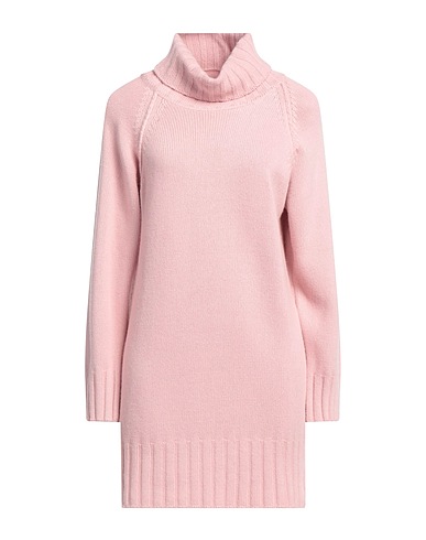N.O.W. ANDREA ROSATI CASHMERE Polo neck Pink 50% Cashmere, 24% Viscose, 22% Wool, 4% Polyamide