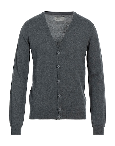 FRED MELLO Strickjacke Grau 80% Baumwolle, 20% Wolle