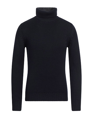 RETOIS Polo neck Midnight blue 100% Merino Wool