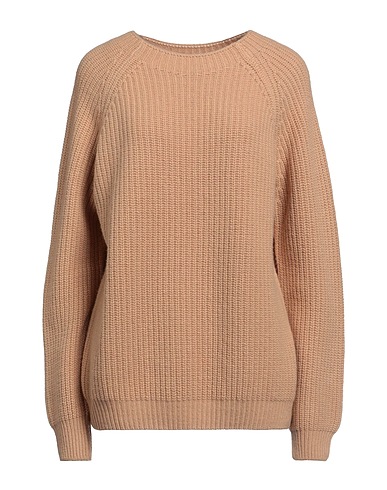 N.O.W. ANDREA ROSATI CASHMERE Jumper Camel 50% Cashmere, 24% Viscose, 22% Wool, 4% Polyamide