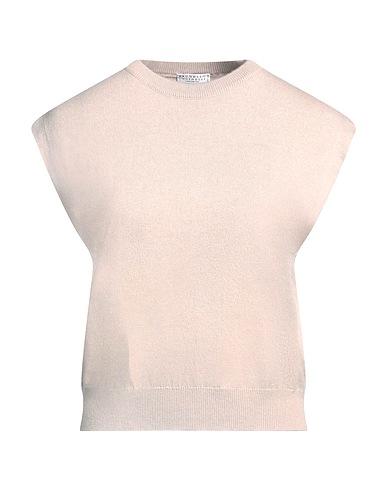 BRUNELLO CUCINELLI Cashmere blend Beige 100% Cashmere, Ecobrass