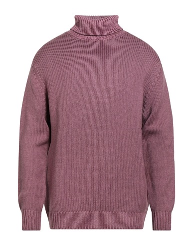 RETOIS Turtleneck Mauve 100% Merino Wool