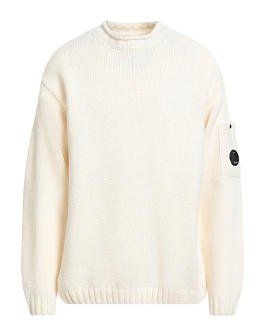 C.P. COMPANY Sweater Ivory 80% Wool, 20% Polyamide