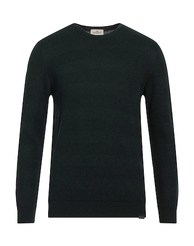 BROOKSFIELD Pullover Verde scuro 35% Poliammide, 30% Viscosa, 30% Lana, 5% Cachemire