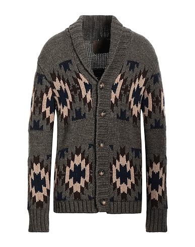BAZAR DELUXE Cardigan Piombo 70% Acrilico, 11% Lana, 10% Lana di alpaca, 9% Viscosa
