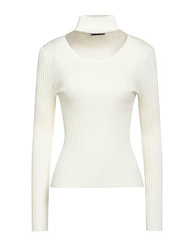 MVP WARDROBE Polo neck Cream 72% Viscose, 28% Polyester