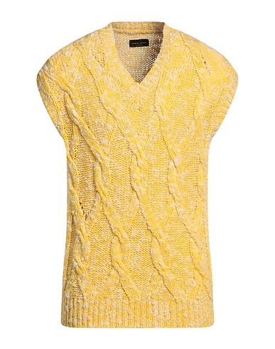 ROBERTO COLLINA Sweater Yellow 96% Merino Wool, 4% Polyamide