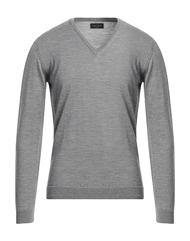 ROBERTO COLLINA Jumper Grey 100% Merino Wool
