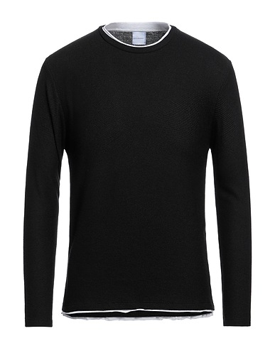 STILOSOPHY Jumper Black 60% Polyester, 30% Viscose, 10% Cotton