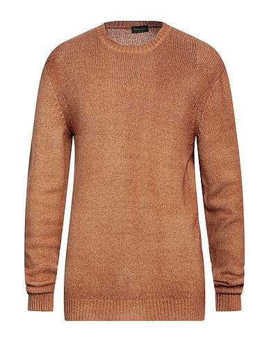 ROBERTO COLLINA Jumper Camel 52% Merino Wool, 35% Baby camel wool, 13% Nylon