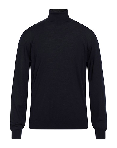 SUITE 16 Polo neck Midnight blue 100% Super 120s Wool