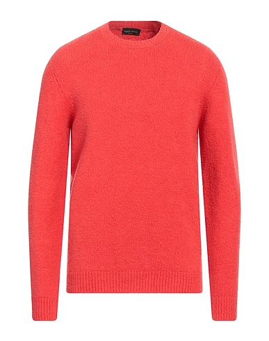 ROBERTO COLLINA Sweater Coral 80% Cotton, 16% Nylon, 4% Elastane
