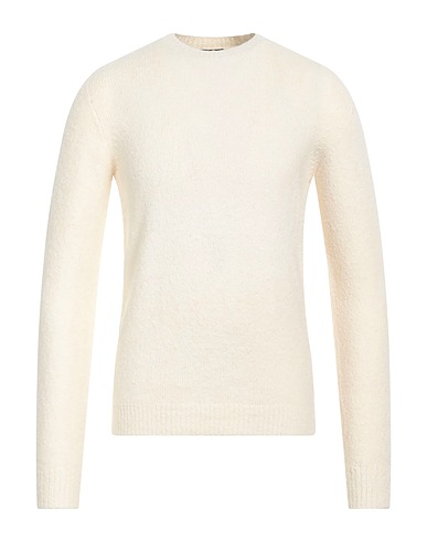 ROBERTO COLLINA Pullover Avorio 80% Cotone, 16% Nylon, 4% Elastan