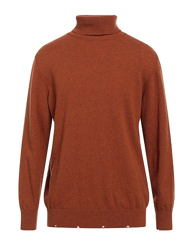 SEINSE Polo neck Camel 80% Wool, 20% Polyamide