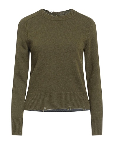 JUCCA Jumper Military green 100% Virgin Wool