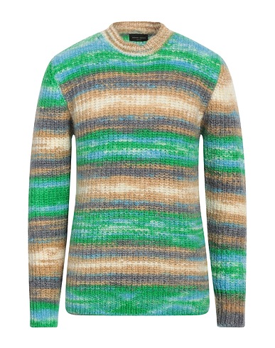 ROBERTO COLLINA Pullover Verde 81% Lana mohair, 11% Nylon, 8% Lana