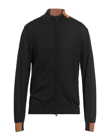 MANUEL RITZ Cardigan Black 50% Merino Wool, 50% Acrylic